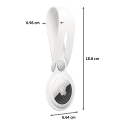 Apple AirTag Loop Lightweight and Durable | White