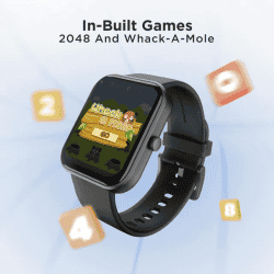 boAt Wave Arcade Bluetooth Calling Smartwatch | 1.81 Inch | Active Black