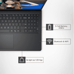 Dell Inspiron 15 | 12th Gen Core i5/ 8GB RAM/ 512GB SSD |  15.6 Inch/Intel UHD Graphics/ Windows 11 | IN3520N843W001ORS1 | Platinum Silver
