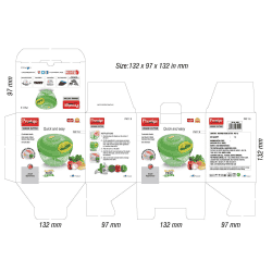 Prestige PVC 7.0 Veggie Cutter with 3 Stainless Steel Blades | 450 ml | Green