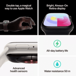 Apple Watch Series 9 | GPS + Cellular 45mm | RED Case & RED Sport Band