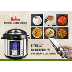 Mr. Butler RoboChef Instant Pot 9-In-1 Multi-Use Automatic | Electric Pressure Cooker