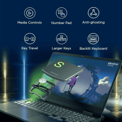 Lenovo IdeaPad Gaming 3 Gaming Laptop |  82S9017TIN | Intel Core i5 12450H | 15.6" | 16GB/512GB SSD/Win11/Office 2021/NVIDIA RTX 3050 4GB/Alexa | Onyx Grey