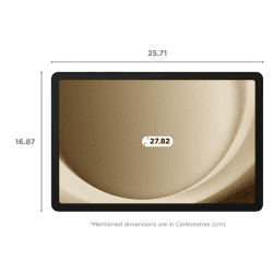 Samsung Galaxy Tab A9+ 5G | 8 GB | 128 GB | 11.0 Inch | Wi Fi+5G | Silver | SM-X216BZSEINS