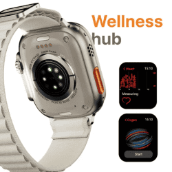 Fire-Boltt Oracle Wi-Fi+4G SIM Android OS Wristphone | 49 mm | In Built GPS | Crystal Tide Strap
