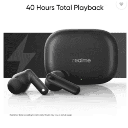Realme Buds T300 | 40 hours Playback Bluetooth Headset | Stylish Black