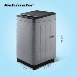 Kelvinator | KWT-N80ETSSN | 8.0 Kg | Top Loading Fully Automatic Washing Machine