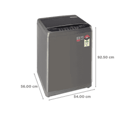 LG Inverter Turbo Drum Fully Automatic Top Loading Washing Machine | 8 Kg | 5 Star | Black | T80SNMB1Z