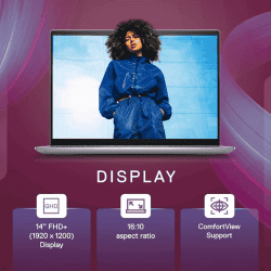 Dell Inspiron 5425 Laptop | AMD Ryzen R7-5825U | 16GB DDR4 | 512GB SSD | 14.0" Win 11 | Platinum Silver