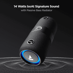 boAt  | Stone | 1200F | 14 W |  Bluetooth Speaker |  Stereo Channel  | RGB LEDs | Black