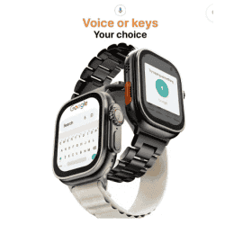 Fire-Boltt Oracle WristPhone Smartwatch | Black Chrome Strap