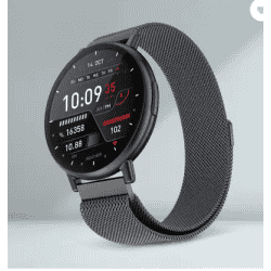 Fire-Boltt Destiny 1.39'' Stainless Steel Luxury Smartwatch | Metal Body | Bluetooth Calling Smartwatch | Black
