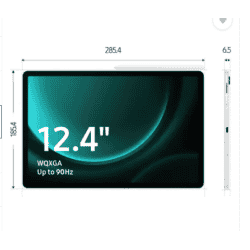 SAMSUNG Galaxy Tab A9+ 4 GB RAM 64 GB ROM with Wi-Fi+5G Tablet | Silver