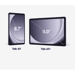 SAMSUNG Galaxy Tab A9+ 4 GB RAM 64 GB ROM with Wi-Fi+5G Tablet | Silver