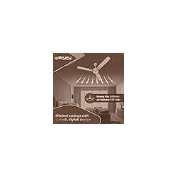 Bajaj  |  ENERGON PRIME BLDC AMBER | 1200Mm |  5 star | Remote Control |  Energyefficient Ceiling Fans  | Gold