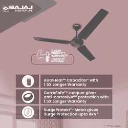 BAJAJ Classico pro Ceiling Fan | 1S | 1200 MM | 3 Blade