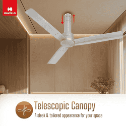 Havells Elio Bldc High Air Ceiling Fan | 1200Mm | 5 stars | Remote Controlled | Grey