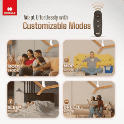 Havells Elio Prime Ceiling Fan | Bldc | Remote Controlled | 5 stars | Pinewood Pearl White