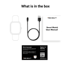 Fire-Boltt Gladiator Smart Watch | 1.96 | Bluetooth Calling | Black