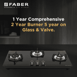Faber Hob 3 Burner | Auto-Ignition | HOB SUPERIA HT903 BR AI
