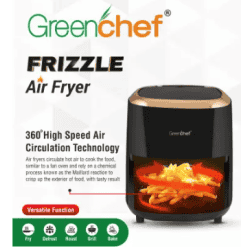 Greenchef Digital Air Fryer | 1200W | Frizzle with Touch Panel