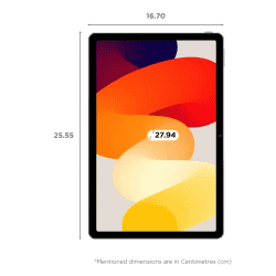 Redmi Pad SE Tablet | 6 GB RAM | 128 GB ROM | 11 Inch | Wi Fi Only | Graphite Gray