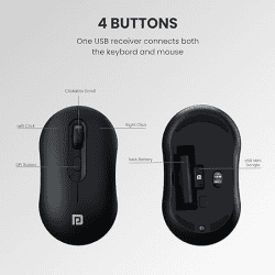 Portronics Key6 Combo Wireless Keyboard and Mouse Set | POR 1887
