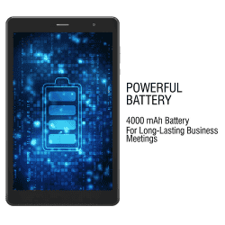 iBall iTAB BizniZ Mini | 32 GB 20.32 cm (8 inch) with Wi-Fi+4G Tablet | Coal Black