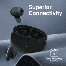 PROMATE LUSH ACOUSTIC IN EAR TWS EARPHONES | BLACK