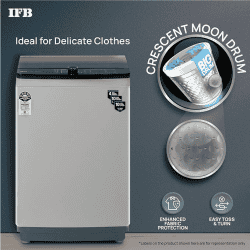 IFB | TL-SPGS | 7.0 Kg | Fully-Automatic Top Loading Washing Machine |  Grey