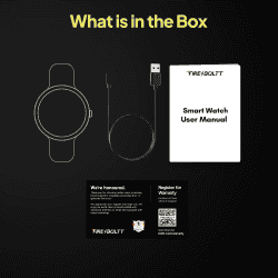 FIRE BOLTT HURACAN BSW198 | SMART WATCH | SILVER ORANGE