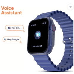 Fire-Boltt Supernova  High Resolution | 368*448px | BT Calling and 123 Sports Modes Smartwatch | Blue Strap