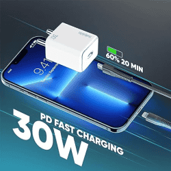 SALPIDO 30W TYPE C PD CHARGER | WC10 | White