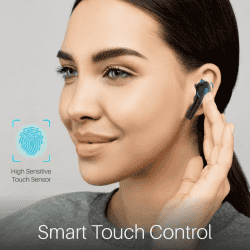 HARMONICS TWINS 33 SMART TWS EARBUDS|POR 1174| BLACK