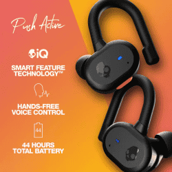 SKULLCANDY PUSH ACTIVE EARBUDS | S2BPW-P740 | BLACK ORANGE