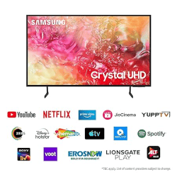 Samsung 4K Ultra HD Smart LED TV | 139 cm (55 inch )  | Black | UA55DU7000KLXL