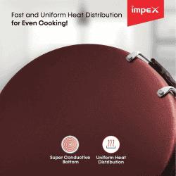 IMPEX | Non-Stick Round Pathiri Tawa | IPT 36HV