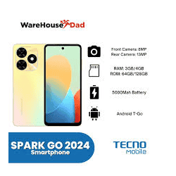 TECNO Spark GO 2024 | 4 GB RAM | 64GB ROM | ALPENGLOW GOLD