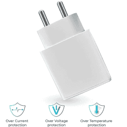 Xiaomi Mi 2A Charger | Original Mobile Wall Charger Fast Charging | White