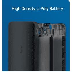 Redmi Power Bank | 10000 mAh | 10 W | Black | PB100LZM
