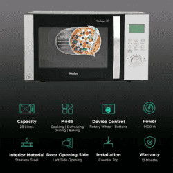 HAIER Convection Microwave Oven | 28L | Black | HIL2801RBSJ