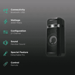 LG OL100 | DINDLLK | XBOOM 2000W PARTY SPEAKER
