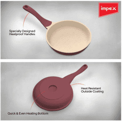 IMPEX | RUBY 2 PCS DIECAST NONSTICK COOKWARE SET
