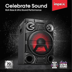 Impex G Bang | 70 Watts | Stage and Party Music System