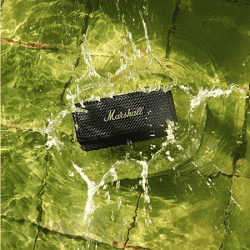 Marshall Emberton II Bluetooth Speaker |  30+ Hours of Playtime | Black & Brass.