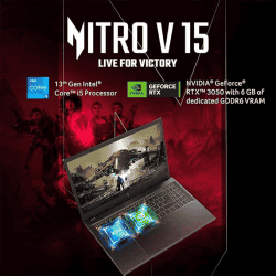 ACER Nitro V | ANV15-51 | Ci5-13420H | 15.6 FHD | 16GB/512GB SSD/RTX3050-6GB | WIN11 | NH.QN9SI.003 | OBSIDIAN BLACK
