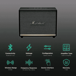 MARSHALL WOBURN II  SPEAKER | MS WBRN2-BLK | BLACK