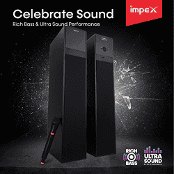 IMPEX THUNDER T3 PLUS 2.0 | TOWER SPEAKER