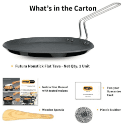 Hawkins Futura Flat Non Stick Tawa | 4.88 mm | 26 cm | INFT26