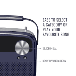CARVAAN LITE | SCL190 | HINDI BLUETOOTH SPEAKER | ROYAL BLUE